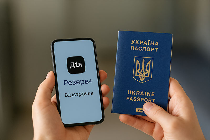  З листопада: як оформити автоматичну відстрочку в «Резерв+» без черг і довідок