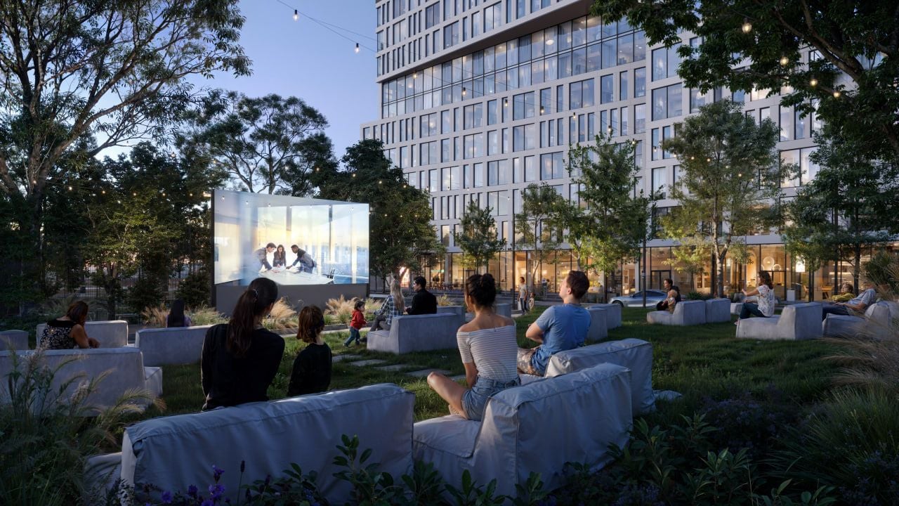 Простори для відпочинку на території ЖК Big Ben / Рендер РІЕЛ