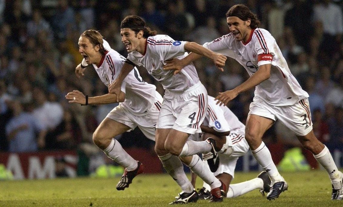 Каха Каладзе (в центрі) – переможець Ліги чемпіонів