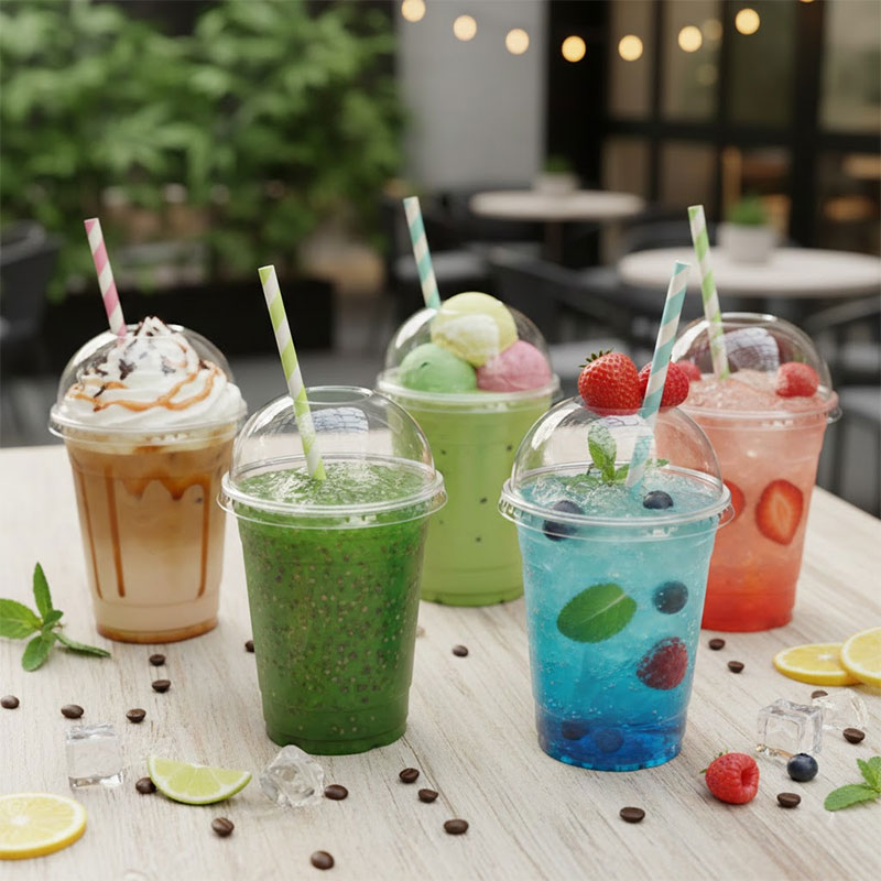 Купольные стаканы с крышкой - «вау-формат» для напитков и десертов