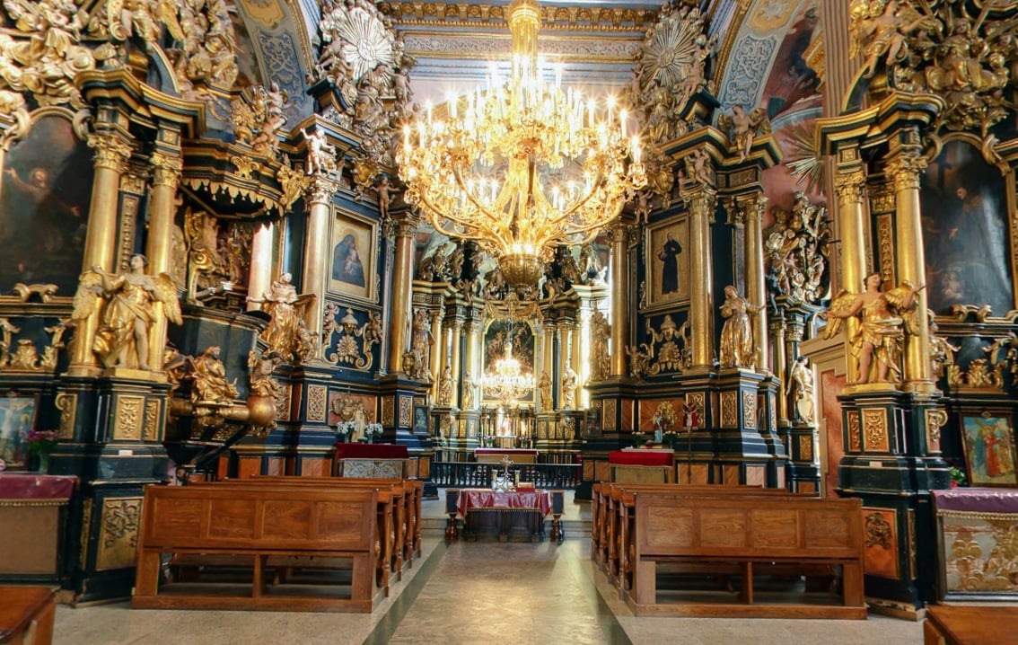 Барокова розпис церкви (фото сайту 'Духовна велич Львова')