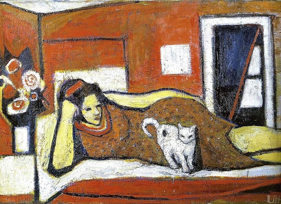 Марґіт Сельська. Жінка з котом