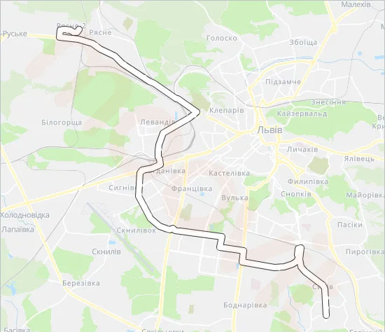  Автобус 11 у Львові: розклад, маршрут, зупинки, ціна та пересадки