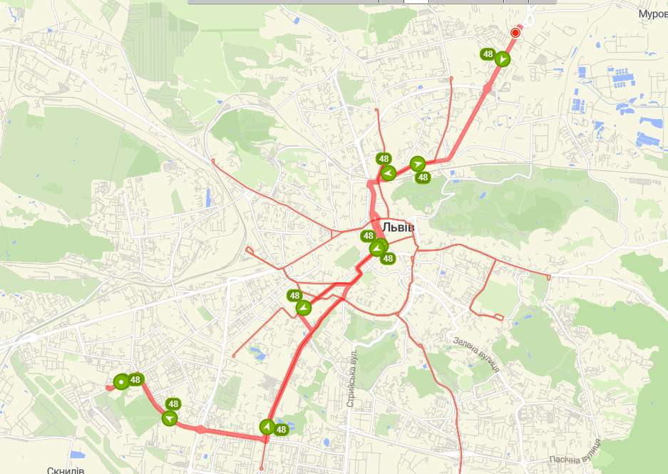  Автобус 48 Львів – актуальний маршрут, розклад і всі деталі