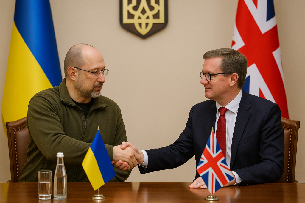 image ‣ Українські новини Шмигаль і посол Британії: новий етап підтримки України