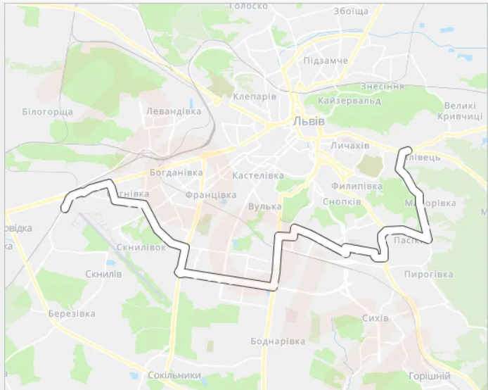 image ‣ Українські новини Маршрут автобуса 27 у Львові: Пасічна – Скнилів, розклад і всі зупинки