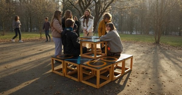 Учні двох львівських ліцеїв облаштували зону відпочинку поруч із школами – фото