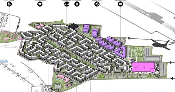 Нове будівництво в Сокільниках – показали рендери житлового комплексу біля аеропорту