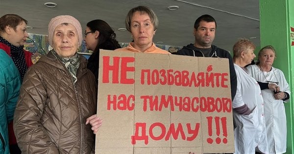 Протистояння між переселенцями та медиками з Краматорська у санаторії Джерело в Трускавці