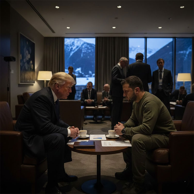  Давос без камер: що вирішували Зеленський і Трамп