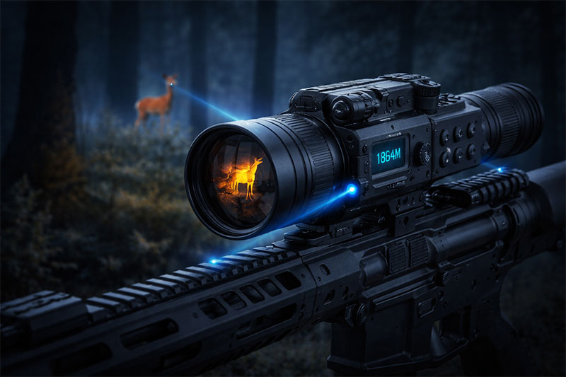  Тепловізійні приціли Pulsar з дальноміром