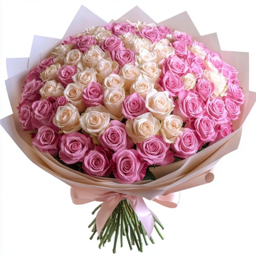 Букет 101 троянда на День Народження