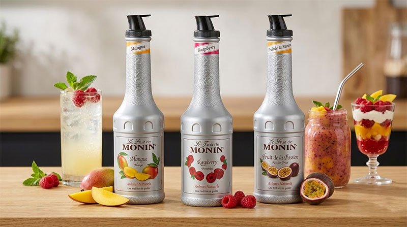  Фруктовое пюре Monin для коктейлей и смузи