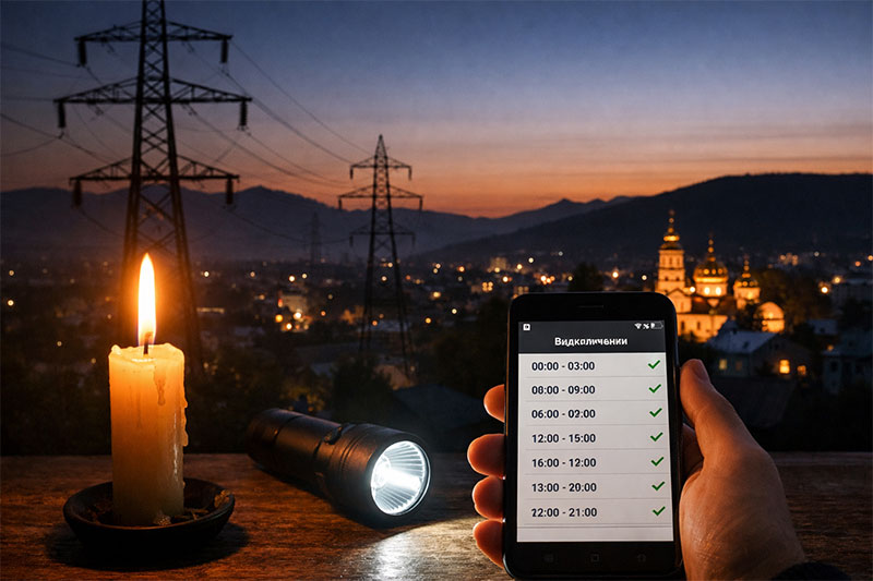 zap14 ‣ Українські новини Графіки відключень світла 21 лютого на заході України