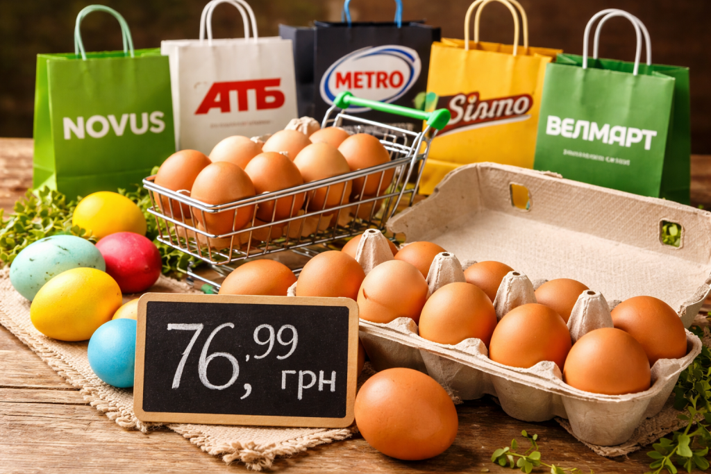 ціни на яйця перед Паскою