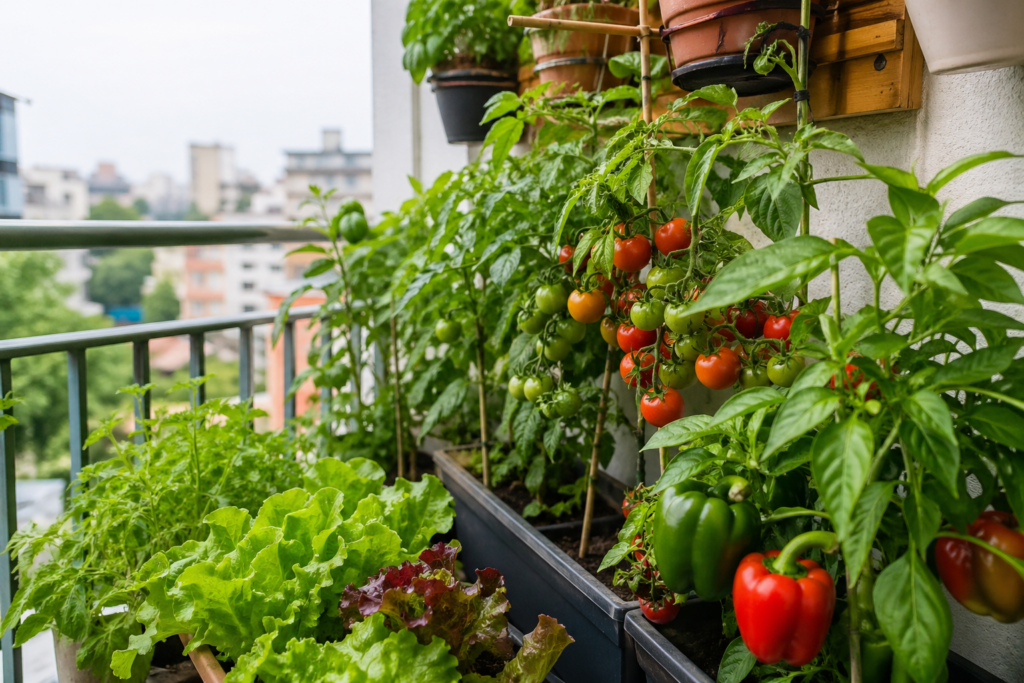 Міні-город на балконі: овочі без дачі