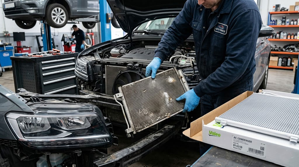 Які ознаки вказують саме на радіатор кондиціонера