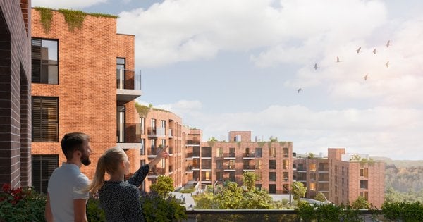 Чотириповерховий сучасний житловий комплекс нового формату на Лисеницькій