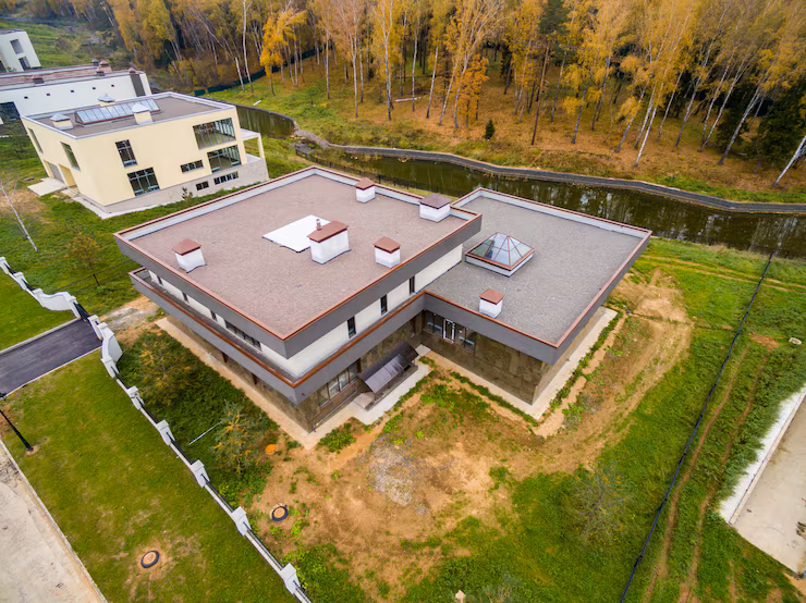 проект дома с плоской крышей