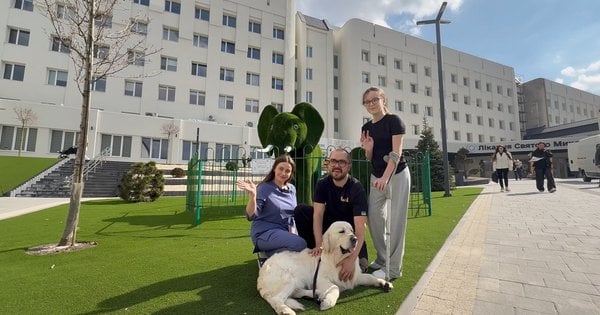 Як пес-терапевт приносить радість дітям у львівській лікарні: відео