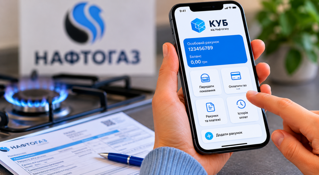 Газові платіжки переходять у смартфон - Нафтогаз запустив КУБ для рахунків і оплат