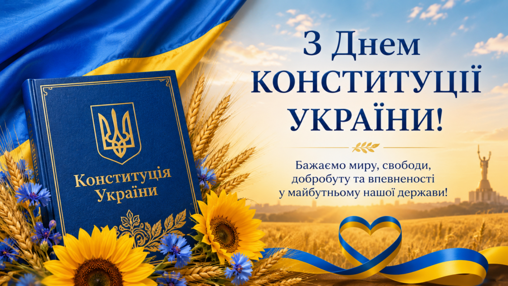 da581f83-d237-4305-8917-6515d44ef2b2 ‣ Українські новини День Конституції України. Найкращі привітання