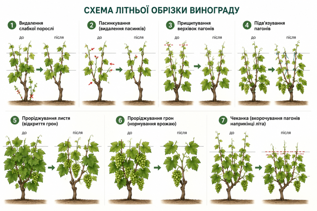 10d26859-149d-4ccb-9e96-6a94007f431d ‣ Українські новини Як обрізати виноград улітку: 7 простих кроків Як обрізати виноград улітку: 7 простих кроків