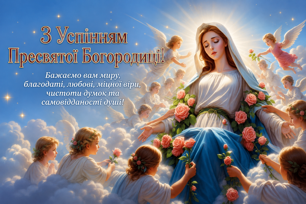 Свято Успіння Богородиці Успіння Богородиці 2026: традиції та привітання