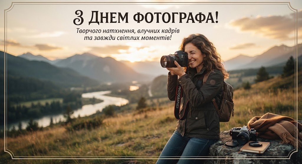 image ‣ Українські новини День фотографа 19 серпня 2026: красиві привітання