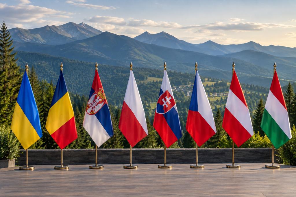 «Карпатська вісімка» С8 - вісім країн, 90 проєктів і саміт у Буковелі