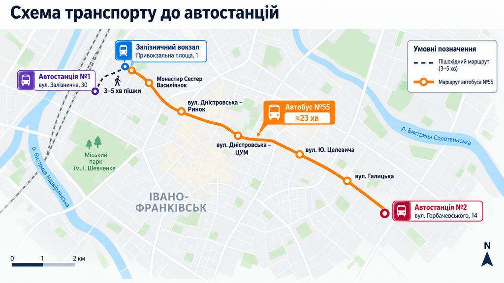 Автостанції Івано-Франківська Автостанції Івано-Франківська: як доїхати без плутанини