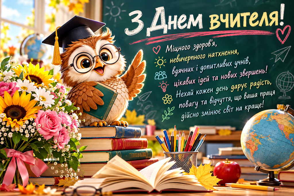 image ‣ Українські новини З Днем учителя 2026: красиві привітання та побажання