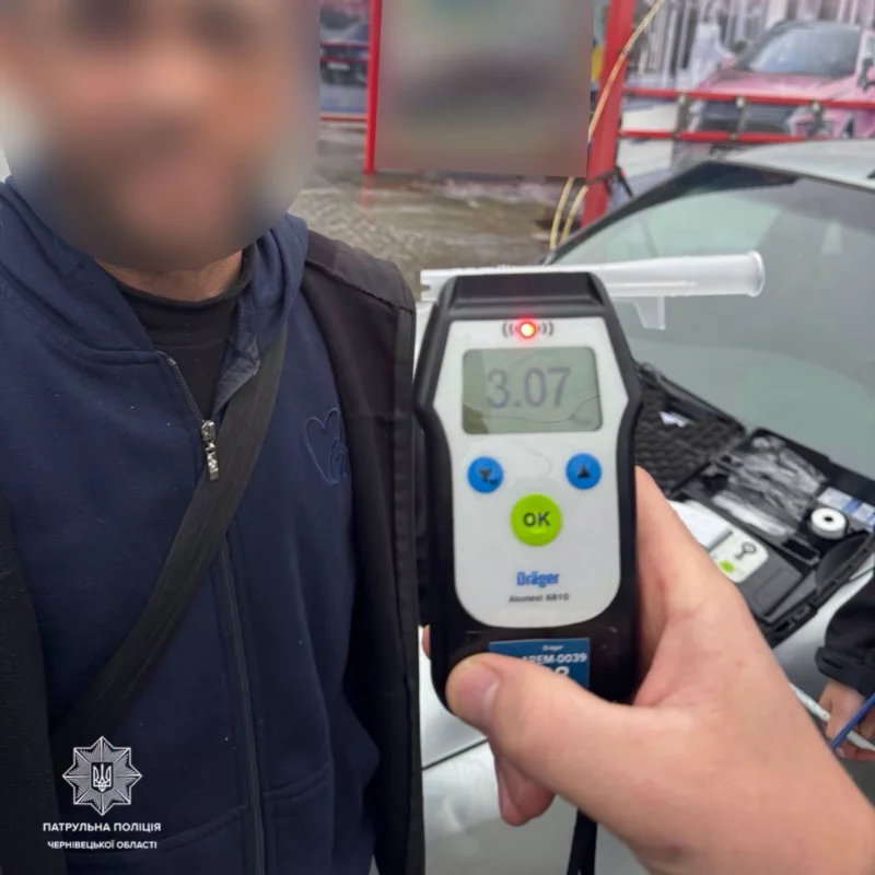 брелок, алкотестер із цифровим показником і протокол на нейтральному тлі