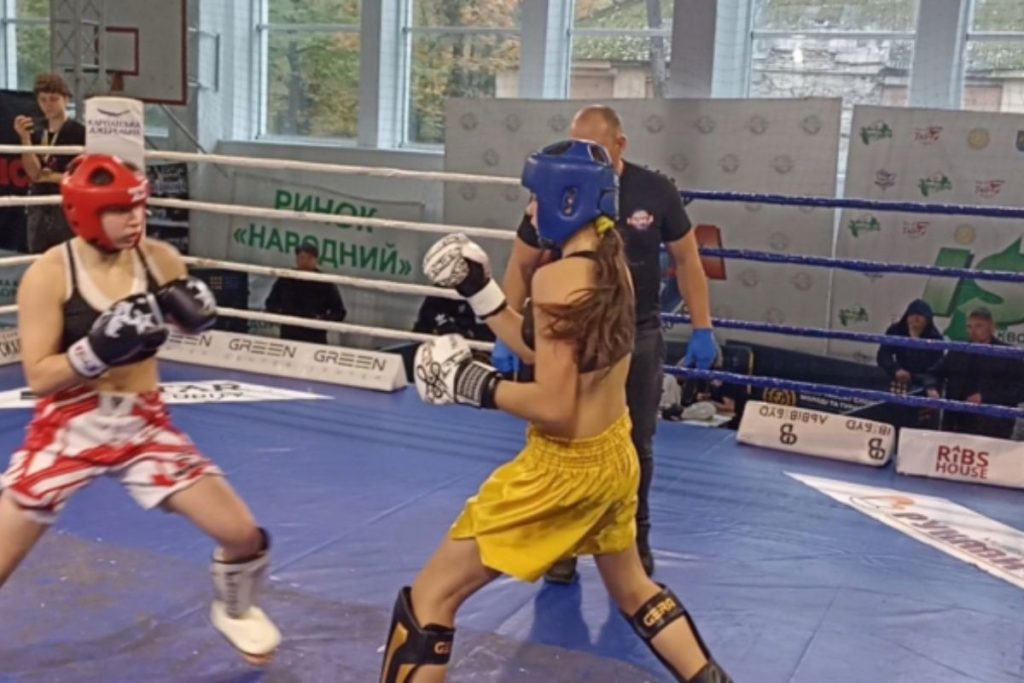 крупний план медалей і кікбоксерська рукавиця на нейтральній поверхні, без людей і тексту