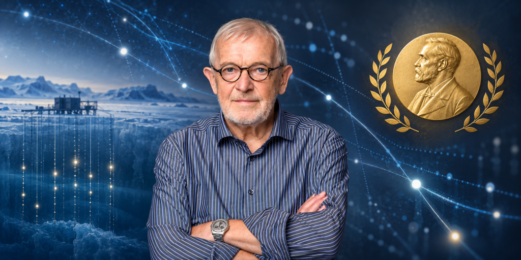 Нобелівську премію з фізики отримав Френсіс Гальзен, який перетворив лід Антарктиди на телескоп