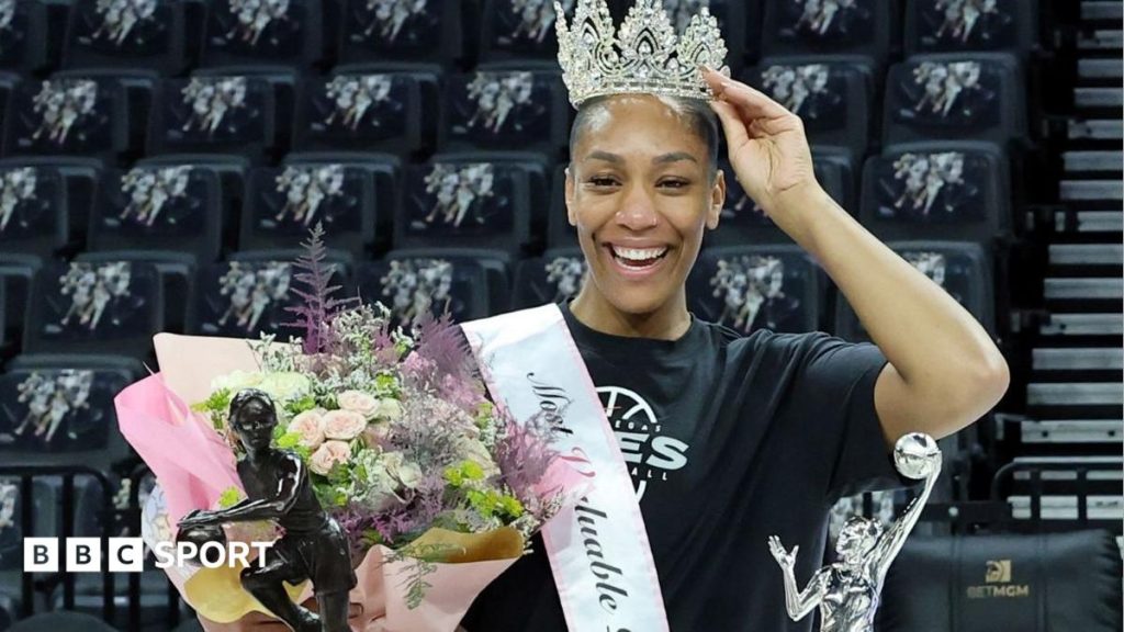 A'ja Wilson стала першою в історії WNBA, хто отримав п'яту нагороду MVP, тричі поспіль.