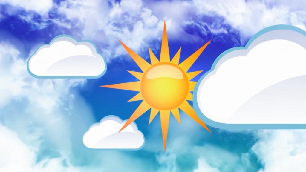 символічна осіння погодна сцена з термометром +15°C, мокрий тротуар і опале листя