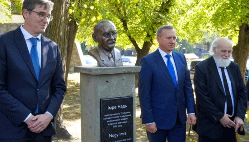 Імре Надь отримав пам'ятник в Ужгороді